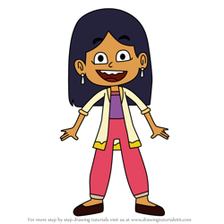 How to Draw Jasime from The Twisted Timeline of Sammy & Raj