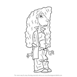 How to Draw Deborah Thornberry from The Wild Thornberrys