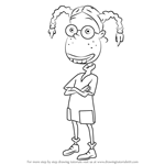 How to Draw Eliza Thornberry from The Wild Thornberrys