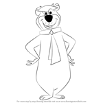 How to Draw Yogi Bear from The Yogi Bear Show