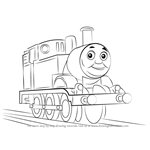 How to Draw Thomas the Tank Engine