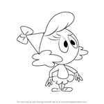 How to Draw Marcia the Martian from Tiny Toon Adventures