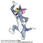 How to Draw Tom from Tom and Jerry