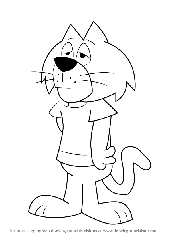 Learn How to Brain Top Cat (Top Cat) by Step : Drawing