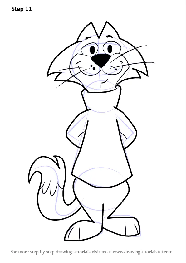 Learn How to Draw Choo-Choo from Top Cat (Top Cat) Step by Step