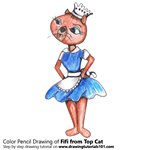 How to Draw Fifi from Top Cat
