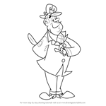 How to Draw Officer Dibble from Top Cat