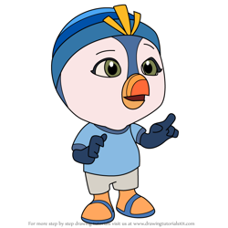 How to Draw Brenda from Top Wing