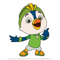 How to Draw Brody from Top Wing