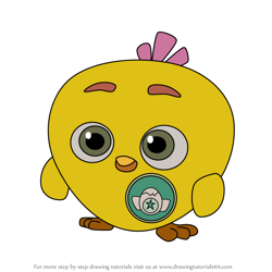 How to Draw Chirp from Top Wing