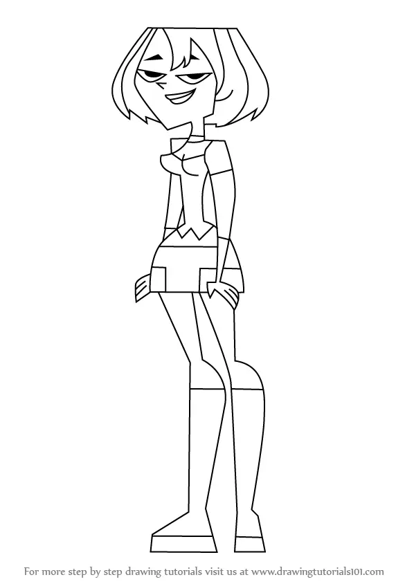 Learn How to Draw Gwen from Total Drama Island (Total Drama Island