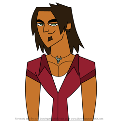 How to Draw Alejandro from Total Drama