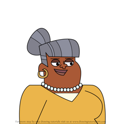 How to Draw Chef's mother from Total Drama