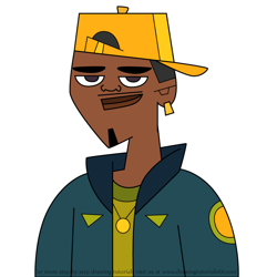 How to Draw Damien from Total Drama