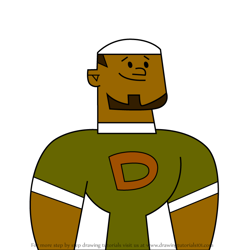 How to Draw DJ from Total Drama