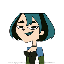 How to Draw Gwen from Total Drama