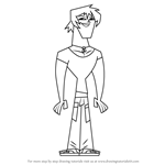 How to Draw Justin from Total Drama