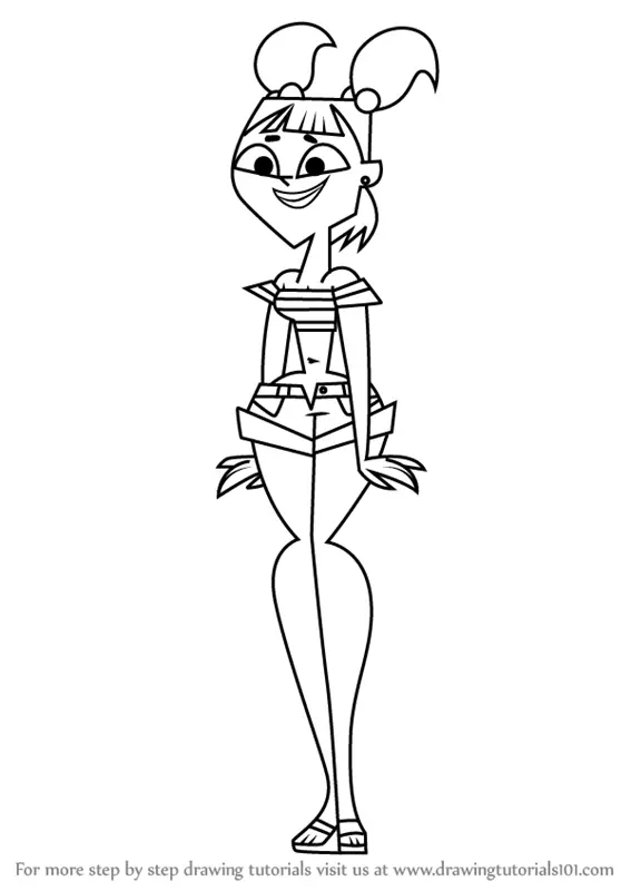 Learn How to Draw Katie from Total Drama (Total Drama) Step by Step