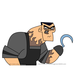 How to Draw Killer from Total Drama