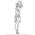How to Draw Sierra from Total Drama