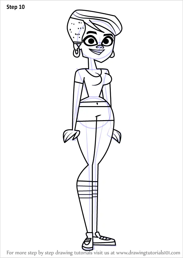 Learn How to Draw Stephanie from Total Drama Total Drama 