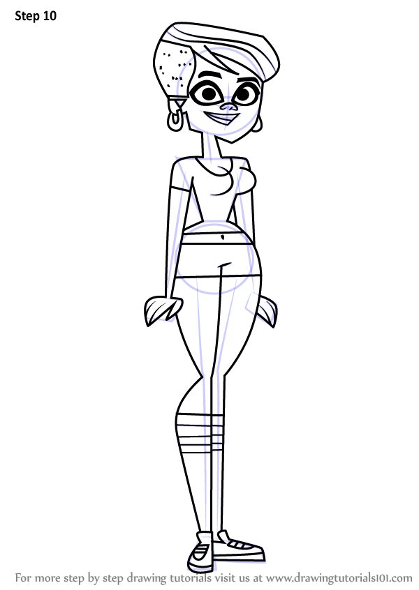 Learn How to Draw Stephanie from Total Drama Total Drama 