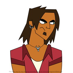 How to Draw Alejandro from Total DramaRama