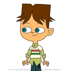 How to Draw Cody Jr. from Total DramaRama