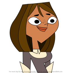 How to Draw Courtney from Total DramaRama