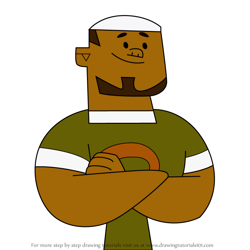 How to Draw DJ from Total DramaRama