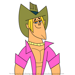 How to Draw Geoff from Total DramaRama