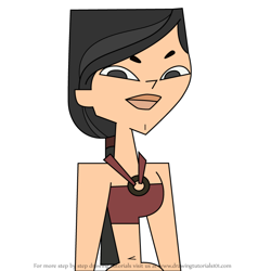 How to Draw Heather from Total DramaRama