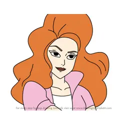 How to Draw Bertha Bombshell from Totally Spies!