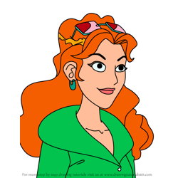 How to Draw Julia Hastings from Totally Spies!