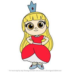 How to Draw Grizelda from True and the Rainbow Kingdom