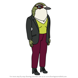 How to Draw Dr. Joanne from Tuca & Bertie