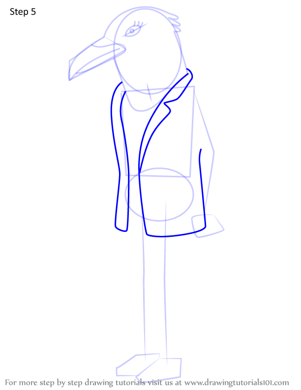 How to Draw Ebony Black from Tuca & Bertie (Tuca & Bertie) Step by Step ...