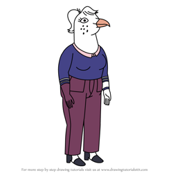 How to Draw Kara from Tuca & Bertie