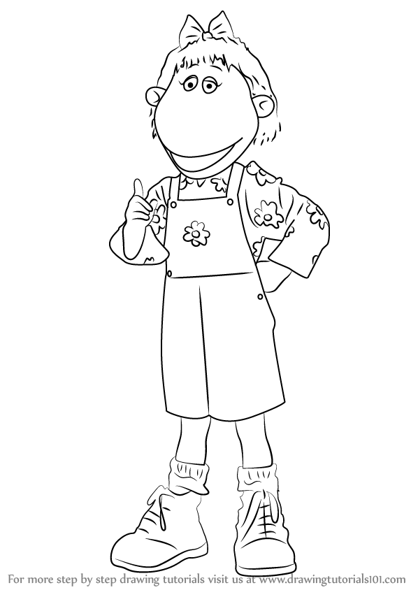 Learn How to Draw Bella from Tweenies (Tweenies) Step by Step : Drawing