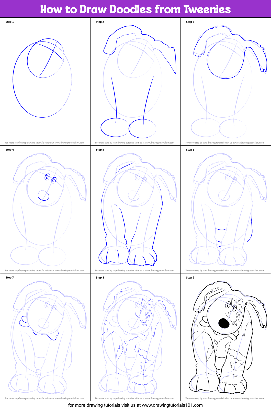 How to Draw Doodles from Tweenies (Tweenies) Step by Step ...