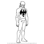How to Draw Iron Fist from Ultimate Spider-Man