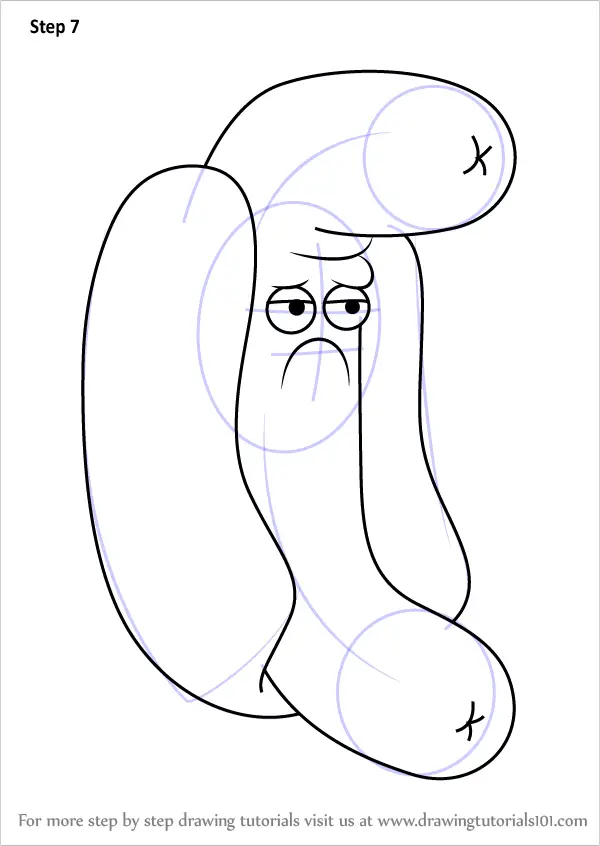 Learn How to Draw Hot Dog Person from Uncle Grandpa (Uncle Grandpa