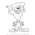 How to Draw Tony Pepperoni from Uncle Grandpa