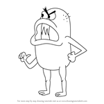 How to Draw Ule Gapa from Uncle Grandpa