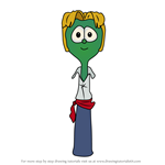How to Draw Alexander from VeggieTales in the City