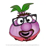 How to Draw Bruce Onion from VeggieTales in the City