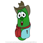 How to Draw Little Joe from VeggieTales in the City