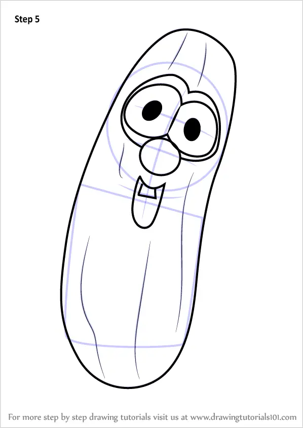 Learn How to Draw Larry the Cucumber from VeggieTales (VeggieTales