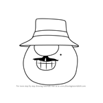 How to Draw Mr. Lunt from VeggieTales