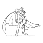 How to Draw Zarkon from Voltron - Legendary Defender